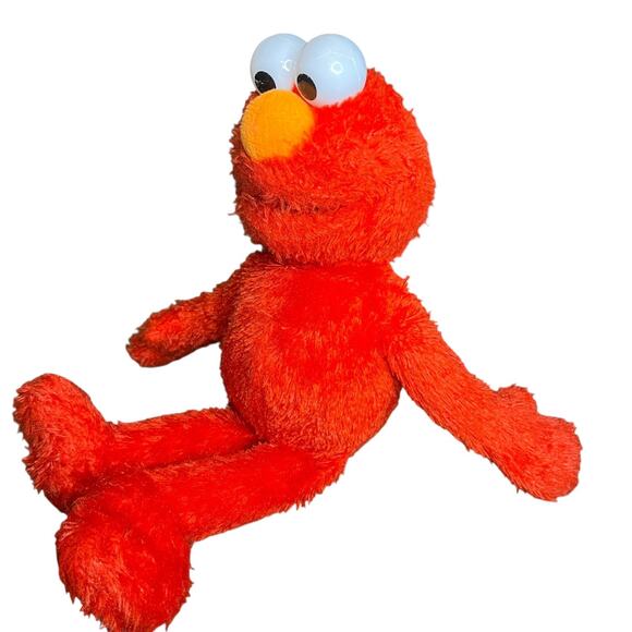 SESAME STREET ELMO Original Stuff Plush Animal 14" Cuddly Figure - Picture 6 of 9